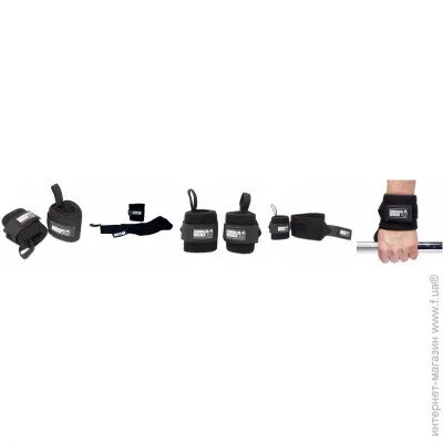    Gorilla Wear Wrist Wraps Basic Black (4384302292)