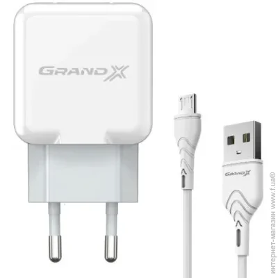   Grand-X CH-03UMW White + microUSB