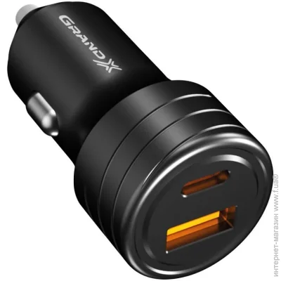   Grand-X CH-30B 30W USB +  TypeC PD, QC3.0, AFC, FCP, SCP, VOOC