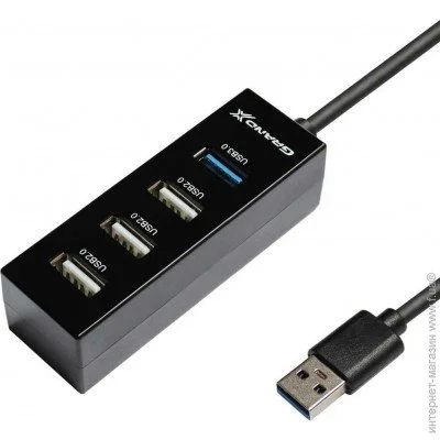 USB-хаб Grand-X Travel (GH-409) USB-хаб Grand-X Travel (GH-409)
