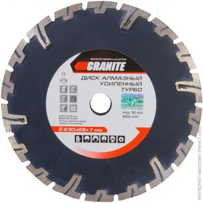     GRANITE TURBO REINFORCED 230  9-03-230 (11327)