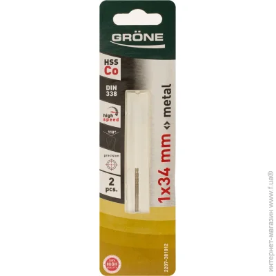 Grone    1x34  HSS-Co 2 . 2207-301012
