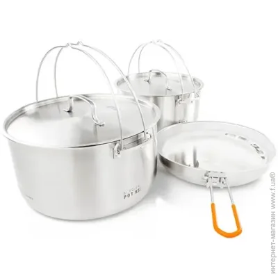  GSI Outdoors Glacier Stainless Troop Cookset (1099-68208)