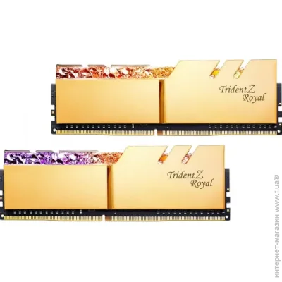  ' G.skill 32 GB (2x16GB) DDR4 3600 MHz Trident Z Royal (F4-3600C16D-32GTRGC)