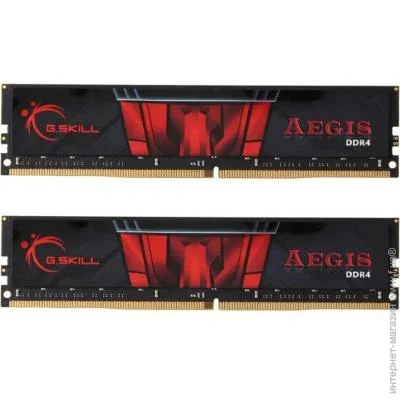  ' G.skill DDR4 16GB (2x8GB), 2400MHz, PC4-19200 Aegis (F4-2400C17D-16GIS)