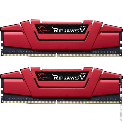  ' G.skill DDR4 2x8GB/2666 Ripjaws V Red (F4-2666C19D-16GVR)