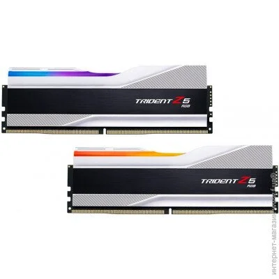   G.skill DDR5 2x16GB/8000 Trident Z5 RGB Silver (F5-8000J3848H16GX2-TZ5RS)