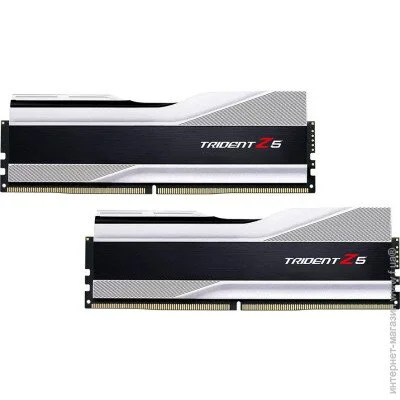  ' G.skill DDR5 64GB (2x32GB) 6000 MHz Trident Z5 Silver (F5-6000J3238G32GX2-TZ5S)