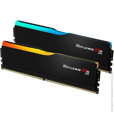  G.skill Ripjaws M5 RGB Black DDR5-6000 32GB (2x16GB) CL30-40-40-96 1.35V Intel XMP (F5-6000J3040F16GX2-RM5RK)