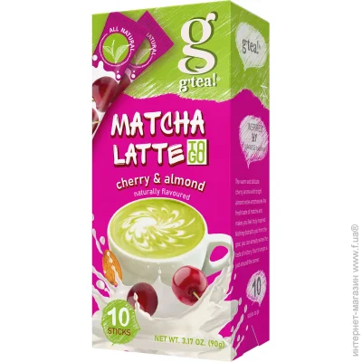  G`Tea  Gtea   .  Matcha Latte Cherry & Almond 10*9