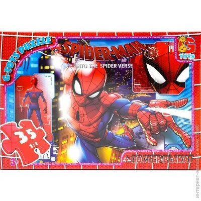Пазл класичний G-Toys Пазли Людина-павук 35 ел Gtoys (SM893) (155000) Пазл класичний G-Toys Пазли Людина-павук 35 ел Gtoys (SM893) (155000)