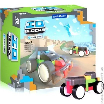   Guidecraft IO Blocks Race Cars (G9607) 48 .
