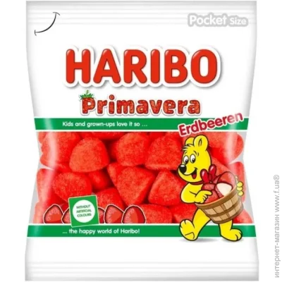 Haribo   Primavera Erdbeeren 100 