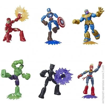 Hasbro    15    (E7870 BEND AND FLEX IRON MAN)