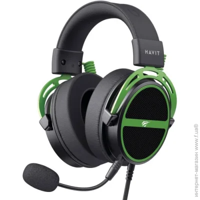Havit  HV-H2030E Black/Green (6939119067076)