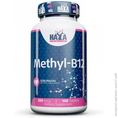   -12 Haya Labs Methyl B-12 200 mcg 100tabl (00000037200)