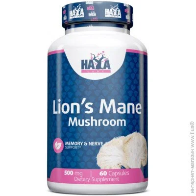     Haya Labs Lion's Mane Mushroom 500 mg, 60 