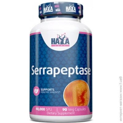   Haya Labs Serrapeptase 40000 SPU 90 Veg Caps (000020347)
