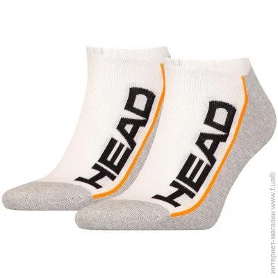  Head Stripe Sneaker 2-Pack 35-38, white/grey (781008001-062)