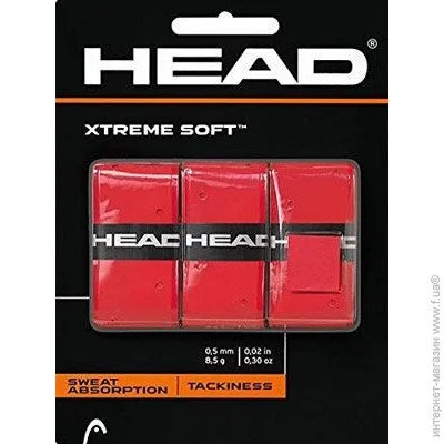Намотка на ручку Head XtremeSoft Grip Overwrap, dozen red (285-104) Намотка на ручку Head XtremeSoft Grip Overwrap, dozen red (285-104)