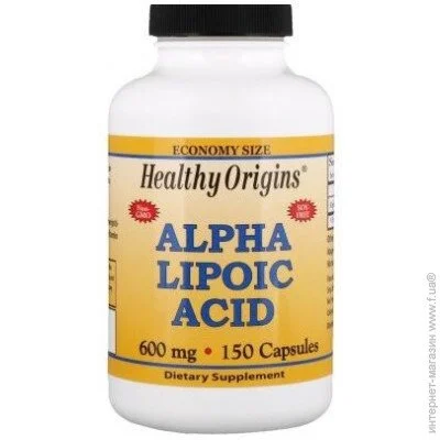   Healthy Origins Alpha Lipoic Acid 600 mg 150 Caps (000001610)