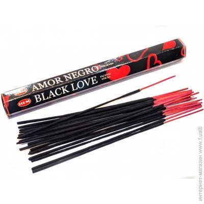 HEM Аромапалочки Черная Любовь, Аромат для дома Благовоние (27470) HEM Аромапалочки Черная Любовь, Аромат для дома Благовоние (27470)