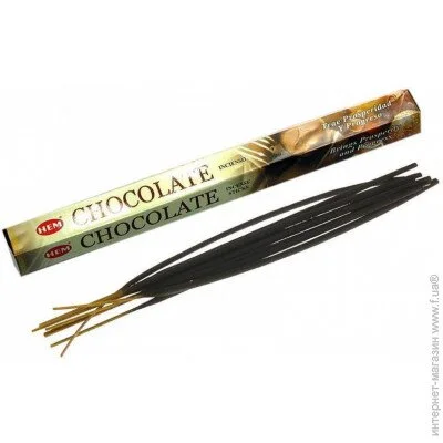 HEM Аромапалочки Шоколад , Аромат для дома Благовоние (27684k) HEM Аромапалочки Шоколад , Аромат для дома Благовоние (27684k)