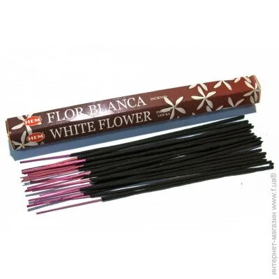 HEM Аромапалочки Белый Цветочек , Аромат для дома Благовоние (28166k) HEM Аромапалочки Белый Цветочек , Аромат для дома Благовоние (28166k)