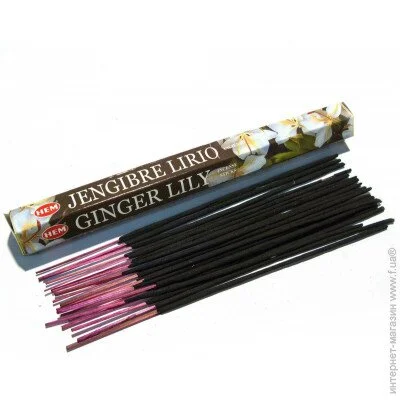 Аромапалички HEM Ароматичні палички Імбир з Лілією, Аромат для дому Пахощі (28592k) Аромапалички HEM Ароматичні палички Імбир з Лілією, Аромат для дому Пахощі (28592k)