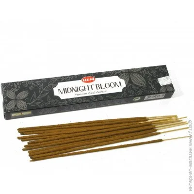 Аромапалички HEM Ароматичні палички Міднайт Блум, Аромат для дому Пахощі (31173k) Аромапалички HEM Ароматичні палички Міднайт Блум, Аромат для дому Пахощі (31173k)