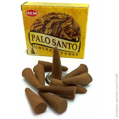 Аромаконусы HEM Аромапалочки Пало Санто Аромат для дому Пахощі Конус (34615) Аромаконусы HEM Аромапалочки Пало Санто Аромат для дому Пахощі Конус (34615)