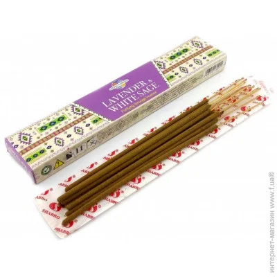 HEM Аромапалочки Лаванда и Белый Шалфей Аромат для дома Благовоние (34677) HEM Аромапалочки Лаванда и Белый Шалфей Аромат для дома Благовоние (34677)