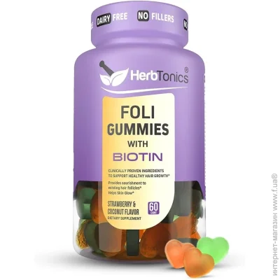   Herbtonics        - Foli Gummies 60  (4384307140)