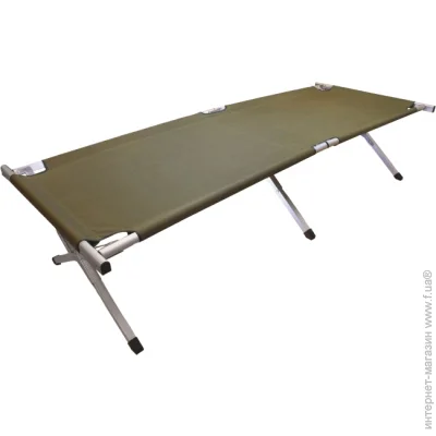  Highlander Aluminium Camp Bed Green (925471)