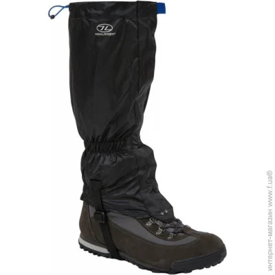  Highlander   Glenshee Men"s Gaiters Black (GAT013-BK)