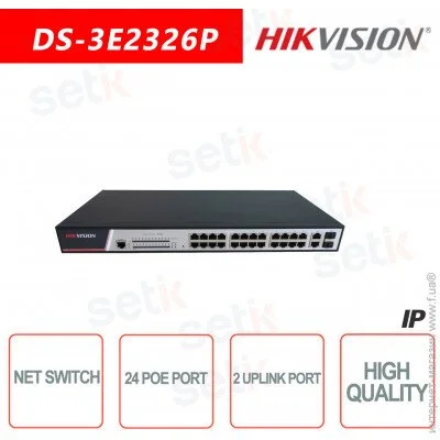 Hikvision 24-  POE  DS-3E2326P