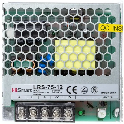 Hismart   12V, 6A, 75W (2477918437)