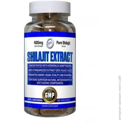 Спеціальна добавка Hi-Tech Pharmaceuticals Натуральна добавка Shilajit Extract 60 капсул Спеціальна добавка Hi-Tech Pharmaceuticals Натуральна добавка Shilajit Extract 60 капсул