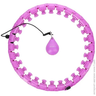   HMS HHW12 PLUS SIZE HULA HOOP VIOLET WITH WEIGHT (17-44-525)