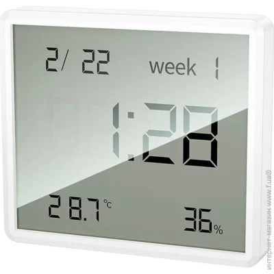  Hoco - HX41 Indoor Electronic Clock with Hygrothermometer White (2674975191)