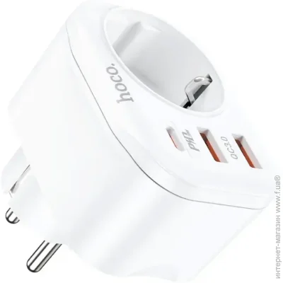 Գ Hoco   NS3  4  +  3 USB, 20W, 220, White