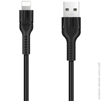  Hoco USB Cable U31 Benay Lightning Black 1m (1460316038)