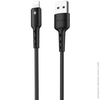  Hoco USB Cable X30 Star Lightning Black 1.2m (1460317390)
