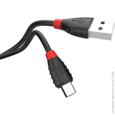 Hoco  X27 Pisces Cable USB to Micro USB 2,4A 1m Black (1814891768)