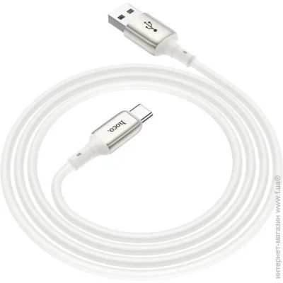 Hoco  X66 Pisces Cable USB to Type-C 2,4A 1m White (1857220110)