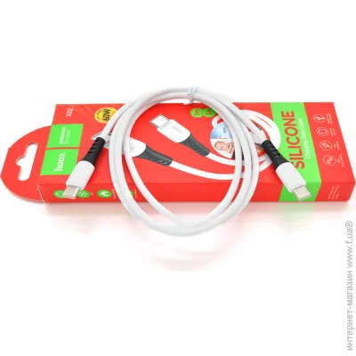 Hoco  X82 silicone, C-Type C, 3A, White,  1, BOX