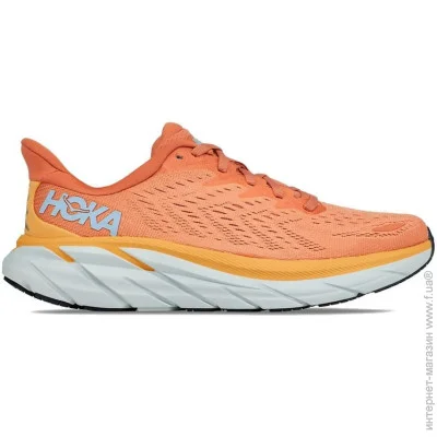   Hoka W Clifton 8 38.5 Sun Baked/Shell Coral (1092-195719611286)