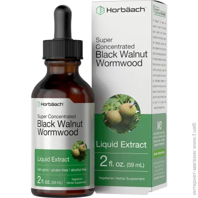   Horbaach  -      Black Walnut Wormwood Liquid Extract 59  (4384307437)