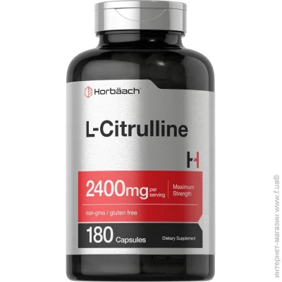 Специальная добавка Horbaach Добавка премиум-класса цитруллин L-Citrulline 180 капсул (4384307441) Специальная добавка Horbaach Добавка премиум-класса цитруллин L-Citrulline 180 капсул (4384307441)