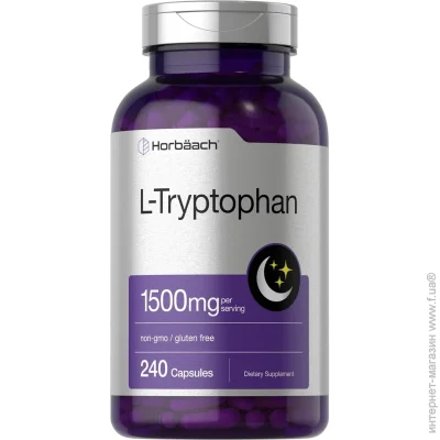 Специальная добавка Horbaach Добавка премиум-класса триптофан L-Tryptophan 240 капсул (4384307450) Специальная добавка Horbaach Добавка премиум-класса триптофан L-Tryptophan 240 капсул (4384307450)